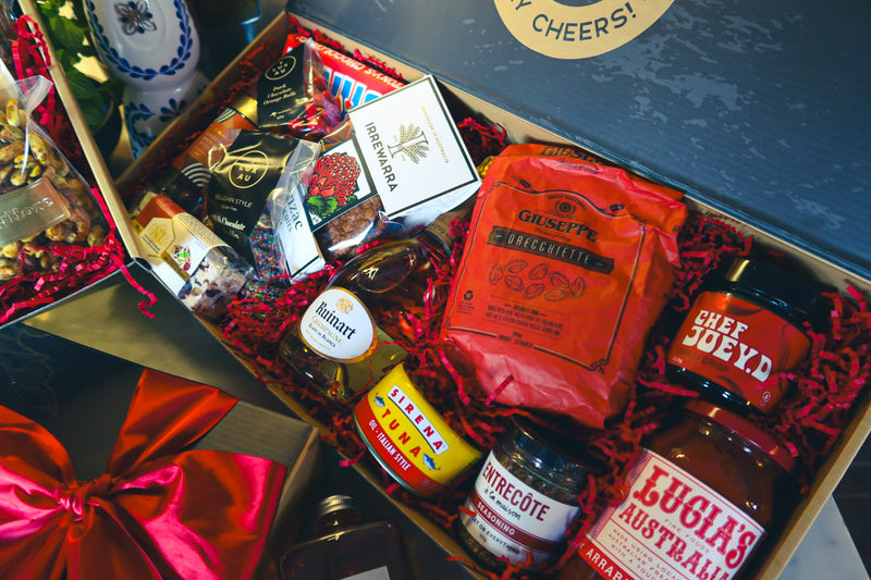 Large Red Christmas Hamper